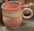 Pink Marbled Mug